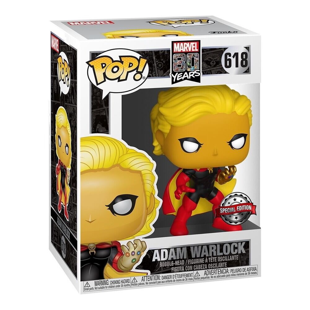 Funko pop! marvel 80 aniversario - adam warlock edición especial