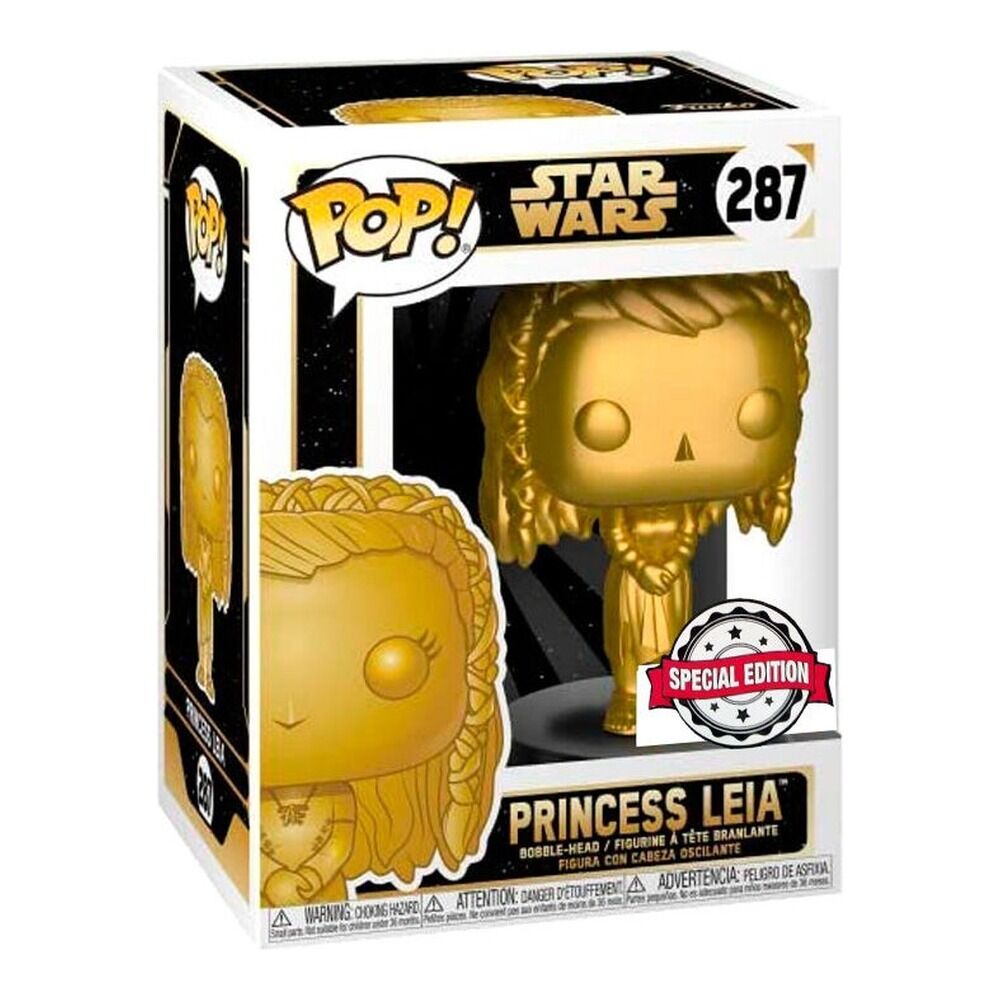 Funko pop! star wars - princesa leia (dorado) exclusivo