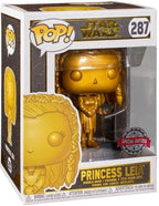 Funko pop! star wars - princesa leia (dorado) exclusivo