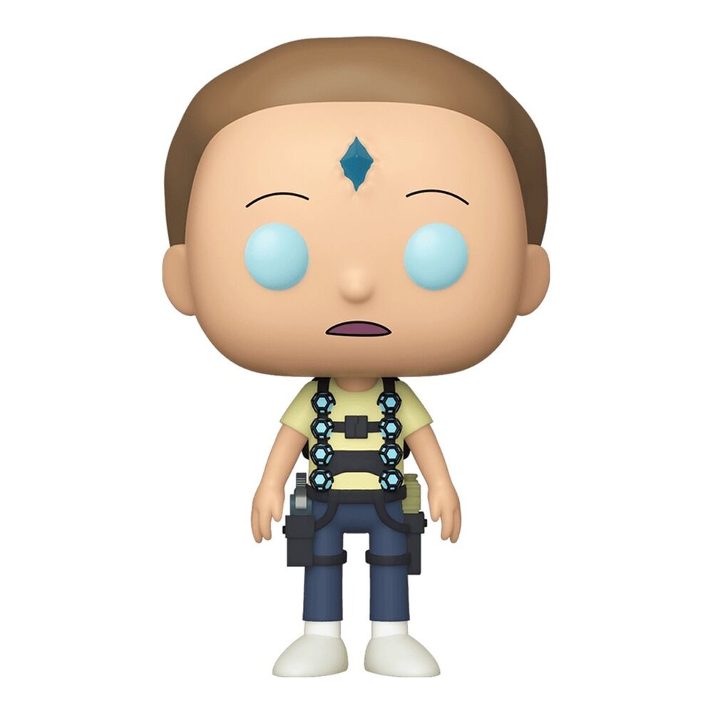 Funko pop! rick & morty - morty con cristal de la muerte
