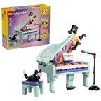 Lego creator - piano musical decorativo con gato