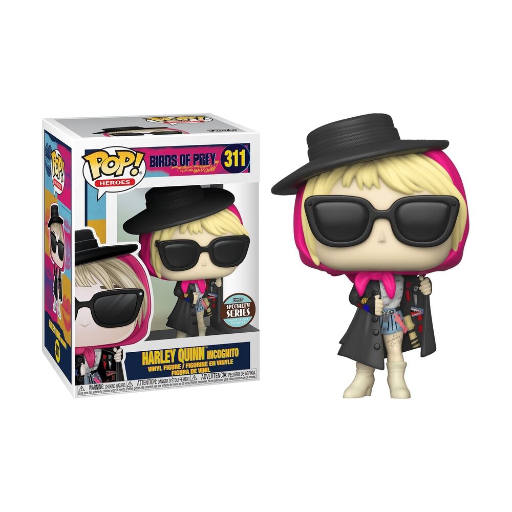 Funko pop! dc aves de presa - harley quinn (incógnito) exclusivo