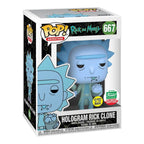 Funko pop! rick y morty - hologram rick clone (brilla en la oscuridad) exclusivo