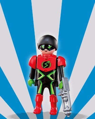 Playmobil - superhéroe - sobre sorpresa serie 5 nios