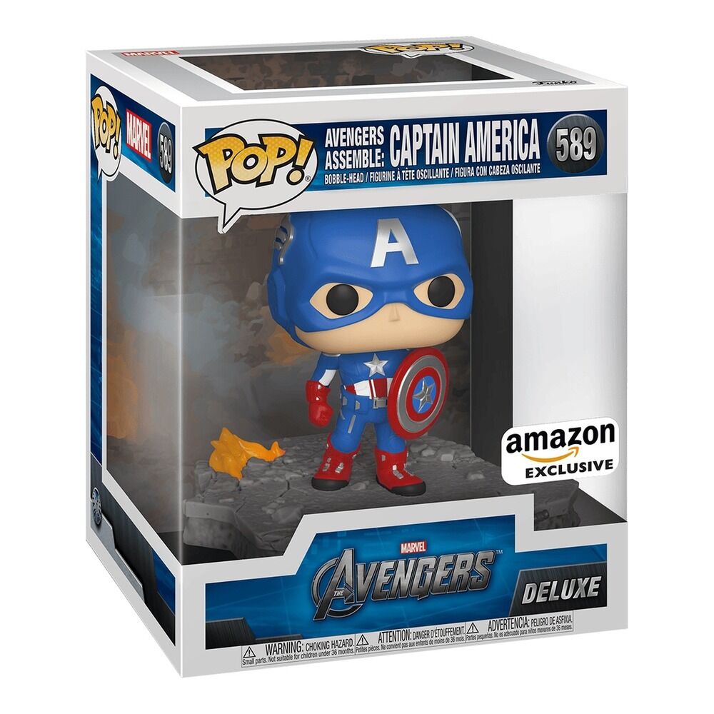 Funko pop! marvel los vengadores - captain america assemble 15 cm