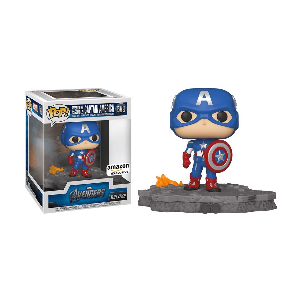 Funko pop! marvel los vengadores - captain america assemble 15 cm
