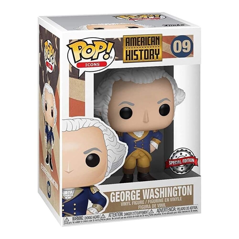 Funko pop! historia americana - george washington exclusivo