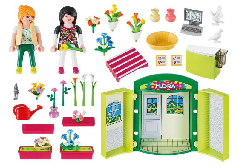 Playmobil - maletín tienda de flores