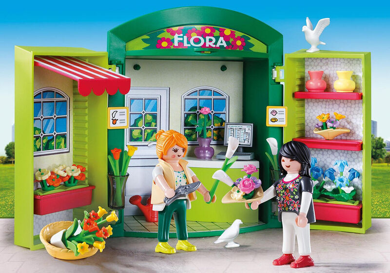 Playmobil - maletín tienda de flores