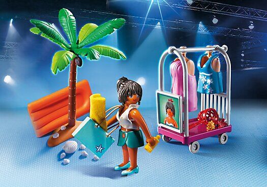 Playmobil - sesión de fotos en la playa