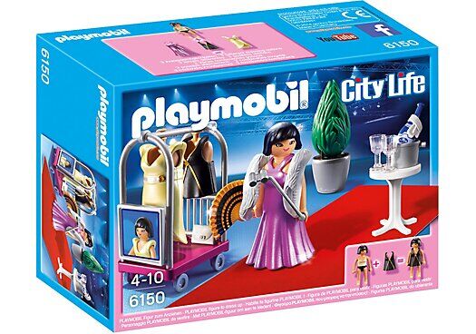 Playmobil - famosa en la alfombra roja