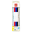 Pack 3 boligrafos Lego gel colores