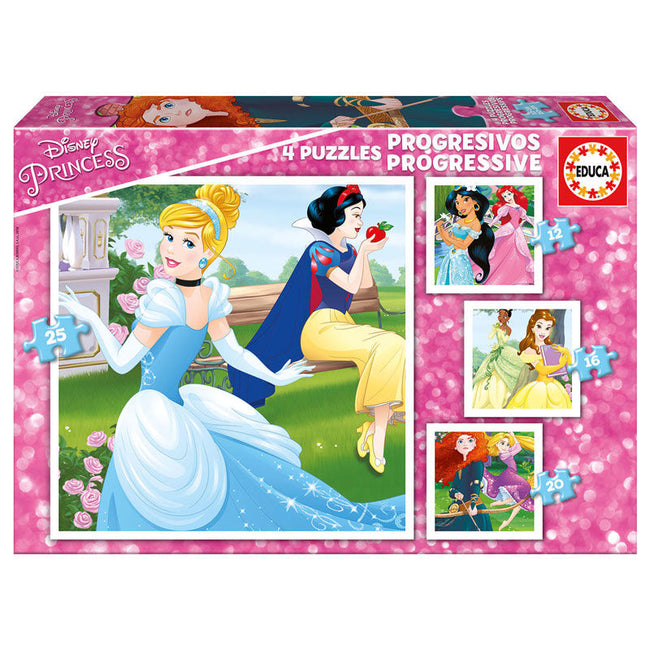 Puzzle progresivo Princesas Disney 12-16-20-25pz Hover Image