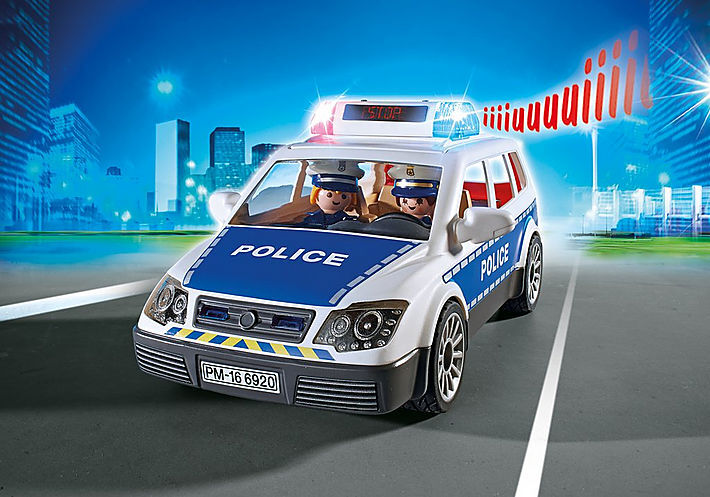 Playmobil 6920 coche de policía con luces y sonido
