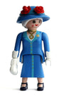 Reina de inglaterra - playmobil 70026-2 sobre sorpresa serie 15 nias