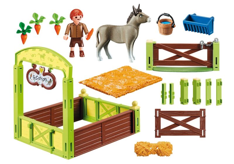 Playmobil - spirit: establo trasqui y seor zanahoria