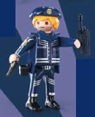 Policía - playmobil - sobre sorpresa serie 16 chicos
