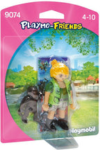 Playmobil  9074 cuidadora con bebé gorila