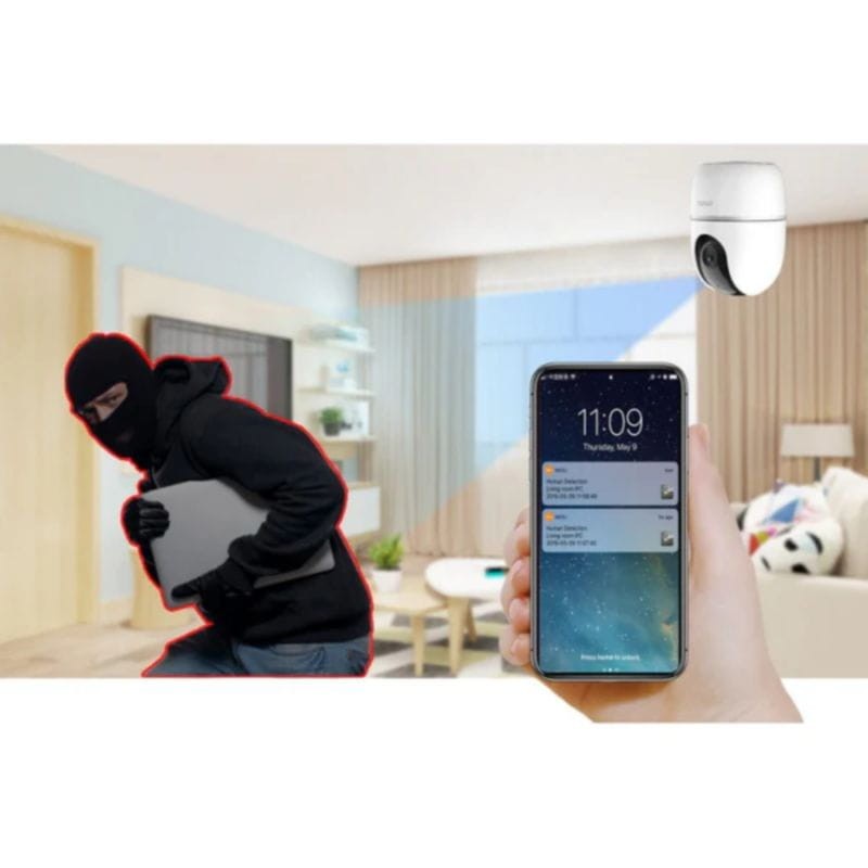 Cámara de Seguridad Interior IMOU A1 Visión nocturna 3MP Sensor CMOS Panorámica Blanco