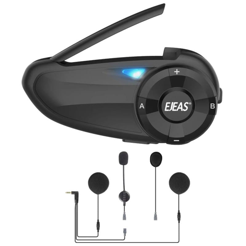 EJEAS Q7 Full Duplex para 7 conductores - Intercomunicador para Moto