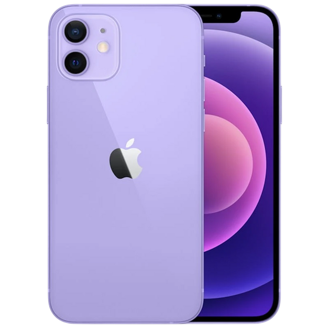 iPhone 12 Mini 5G 64GB Morado Renovado - Estado Excelente Hover Image