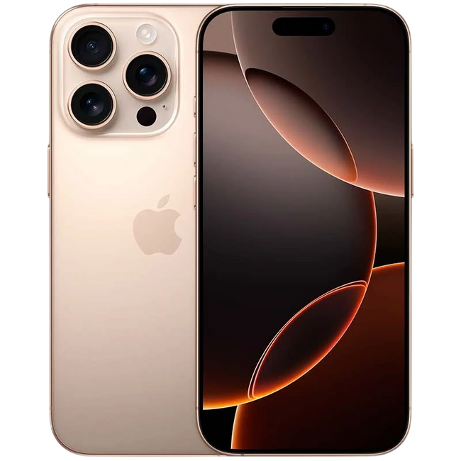 iPhone 16 Pro 5G 128GB Titanio Desierto Renovado - Estado Excelente Hover Image