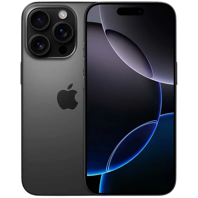 iPhone 16 Pro 5G 128GB Titanio Negro Renovado - Estado Excelente Hover Image