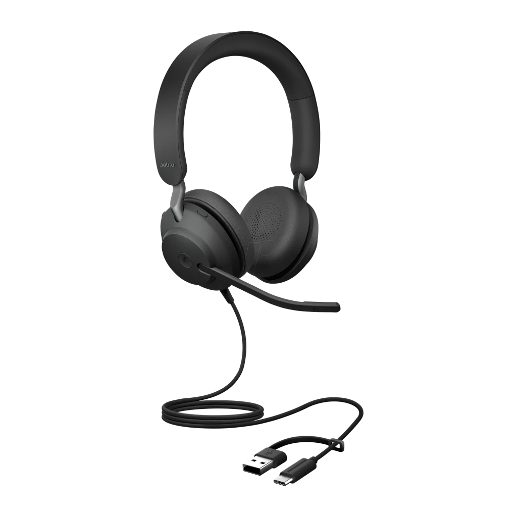 Jabra Evolve2 40 SE Stereo-Headset StereoHeadset (24189-999-799) (24189999799)
