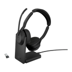 Jabra Headset Evolve2 55 MS Stereo On-Ear Schwarz 25599-999-989