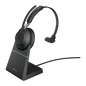 Auriculares Jabra Evolve2 65 Mono Multipunto Diadema 24h Bluetooth 5.0 40mm