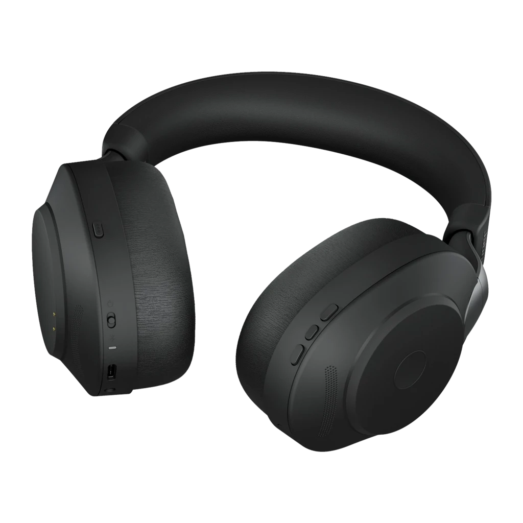 Jabra Evolve2 85 - UC Stereo - Kopfhrer - Kopfband - Bro/Callcenter - Schwarz - Binaural - Bluetooth-Pairing - Abspielen/Pause - Track < - Ortung > - Lautstrke + - Lautsrke -