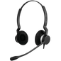 Jabra Biz 2300 Duo USB-A UC Negro