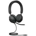 Jabra Evolve2 40 SE MS Stereo USB-C Negro