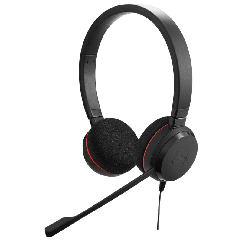 Jabra Evolve 20 UC Stereo - Auriculares USB con micrófono