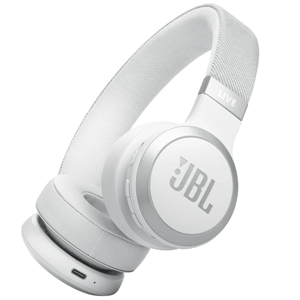 JBL Live 670NC Bluetooth Blanco - Auriculares Inalámbrico