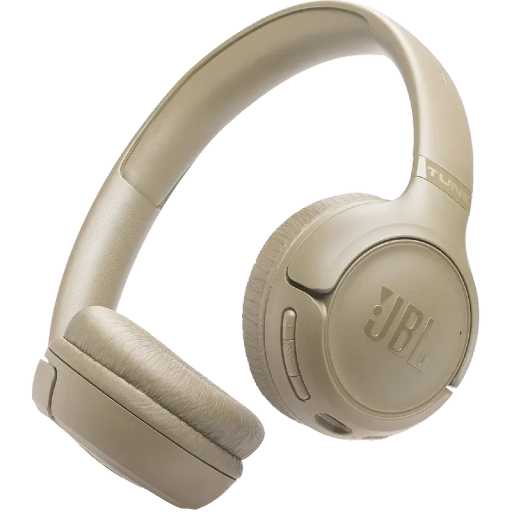 JBL Tune 530BT 76h Autonomía Bluetooth 6.0 Beige - Auriculares Inalámbricos On-Ear
