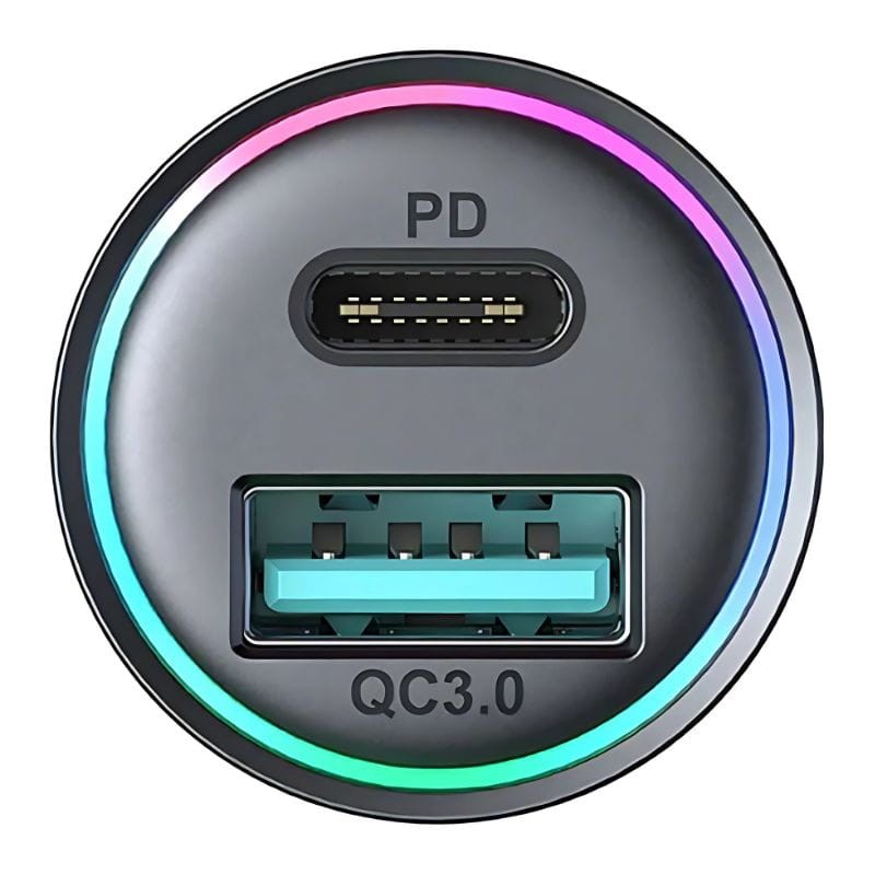 Joyroom JR-CCN04 60W USB-A y USB Tipo C - Cargador de coche