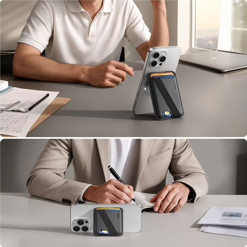 Joyroom Magsafe Cartera Negra