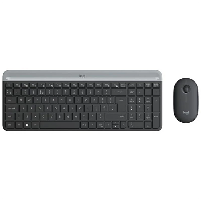 Teclado + Ratón Inalámbricos Logitech MK470 Grafito Hover Image