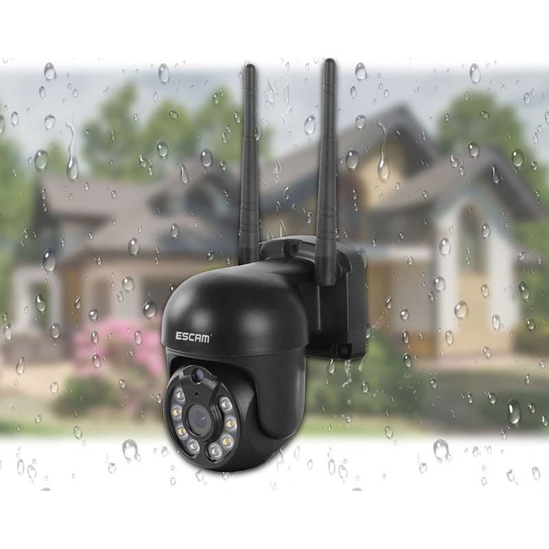 Kit videovigilancia IP Escam WNK614 Wifi 3MP 4 Cámaras de Seguridad