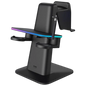 Soporte Vertical Kiwi Design QC03 RGB Carga magnética para Meta Quest 3/Quest 2/Quest PRO Negro