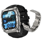 Kospet Tank M4 Special Edition Smartwatch 1,96" AMOLED 15 días GPS 10 ATM Silver