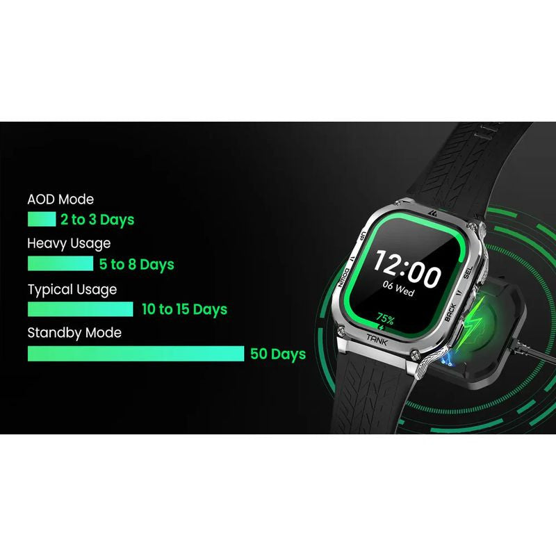 Smartwatch Kospet Tank M3 Negro - Reloj inteligente