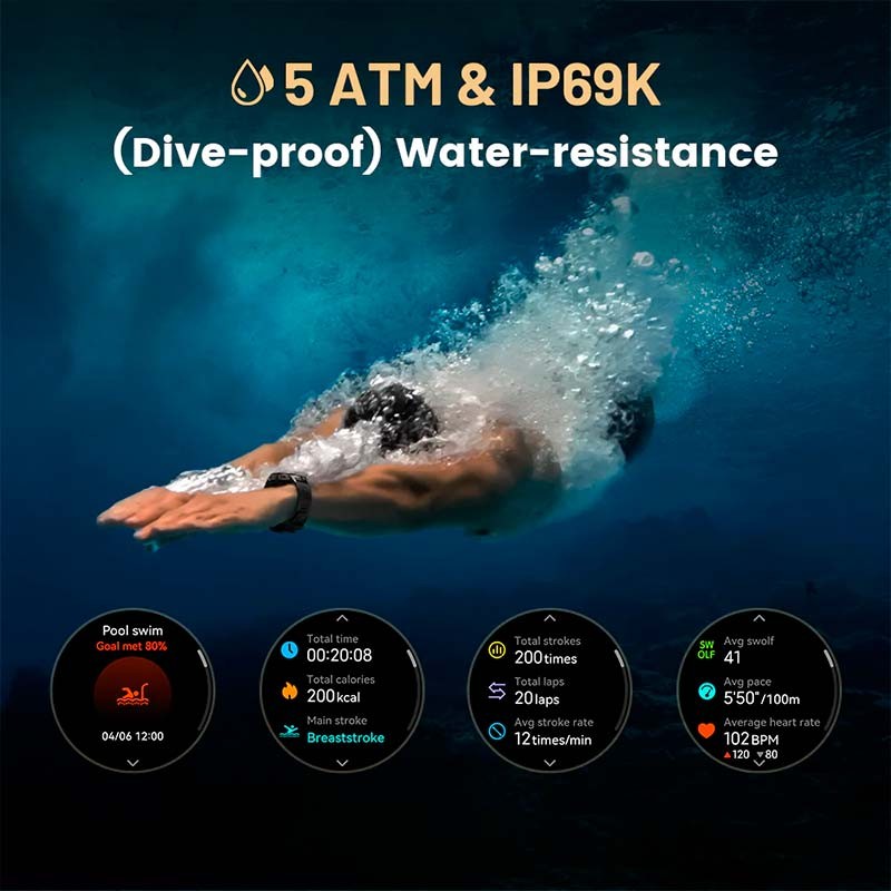 Smartwatch Kospet Tank T3 Edición Especial Rugged Plata - Reloj inteligente