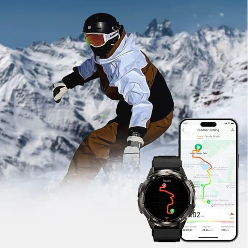 Smartwatch Kospet Tank T3 Ultra 2 Rugged Plata - Reloj inteligente