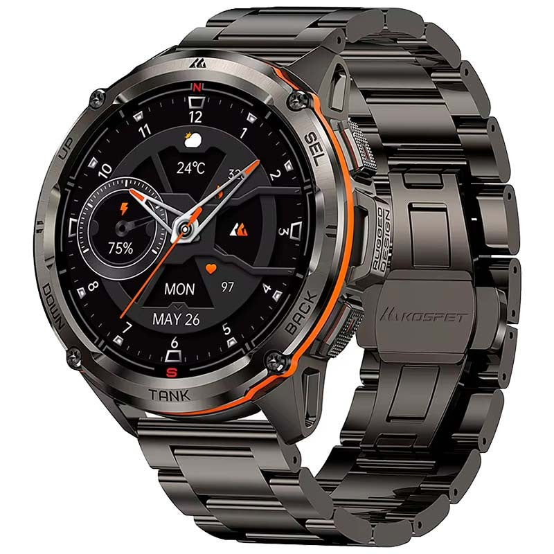 Smartwatch Kospet Tank T3 Ultra Edición Especial Rugged Negro - Reloj inteligente