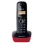 Panasonic KX-TG1611 Negro, Rojo - Teléfono inalámbrico DECT