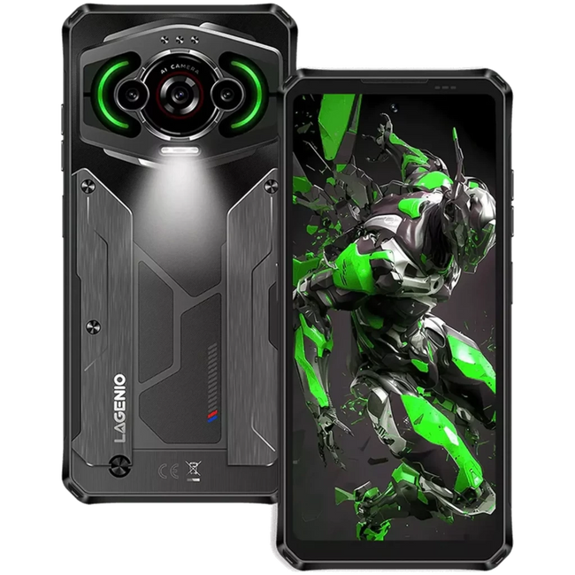 Lagenio Panther 1 8GB/256GB Negro Rugged Hover Image