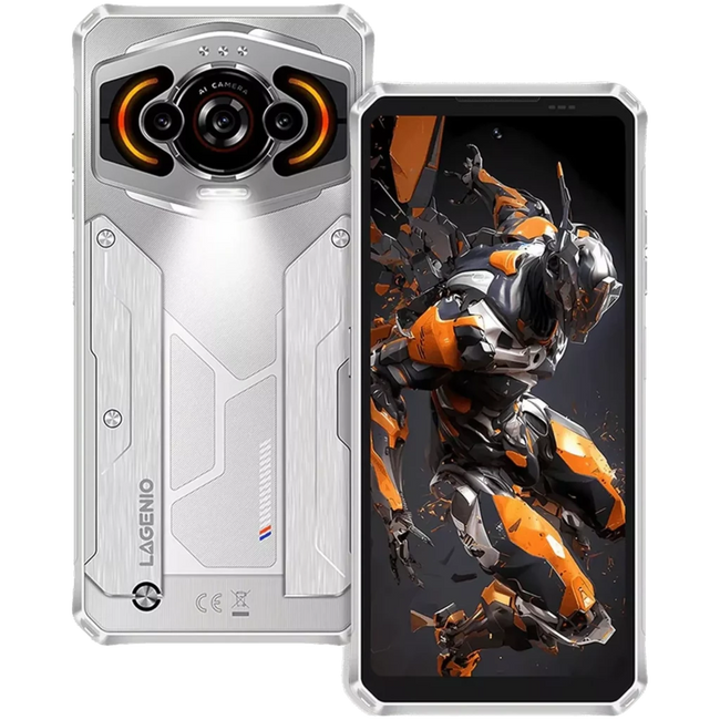 Lagenio Panther 1 4GB/128GB Plata Rugged Hover Image
