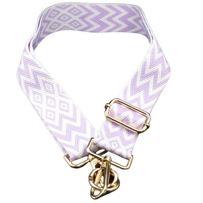 Lanyard Para Móvil Lavanda y Blanco - Universal con Tarjeta para todas las fundas Hover Image